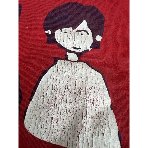 VINTAGE Weezer Rock Band Red Shirt Size LARGE - Picture 10 of 12